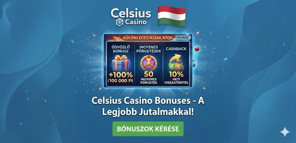 Celsius Casino bónuszok