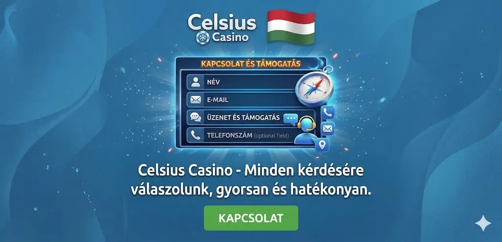Celsius Casino kapcsolat